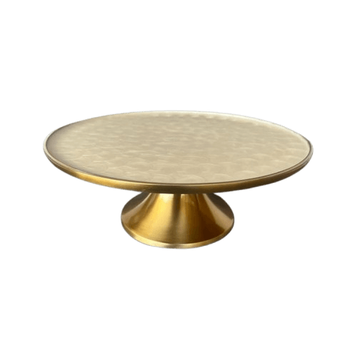 ALUMINIUM CAKE STAND ROUND (DECAL)